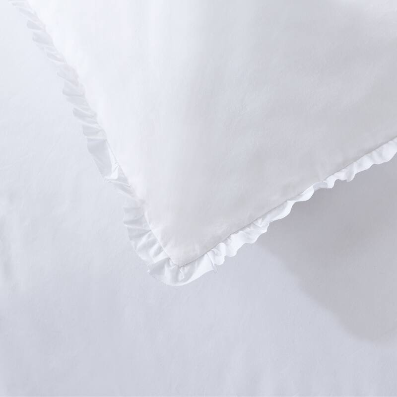 Ruffled Edge Down Comforter