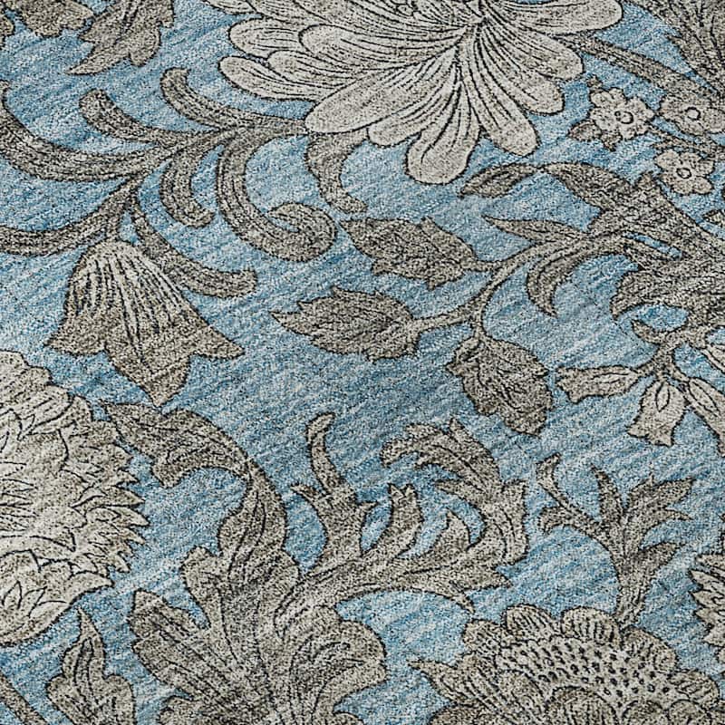 Premium Washable Super Soft Floral Mayfield Rug