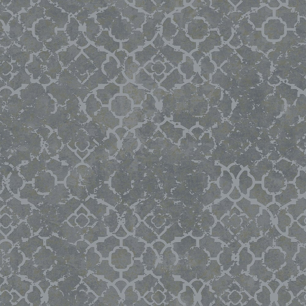 Galerie Wallcoverings Emporium 3D Embossed Aged Quatrefoil Non-woven Metallic Wallpaper Roll