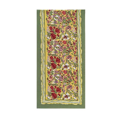 Jardine Red/ Green Table Runner