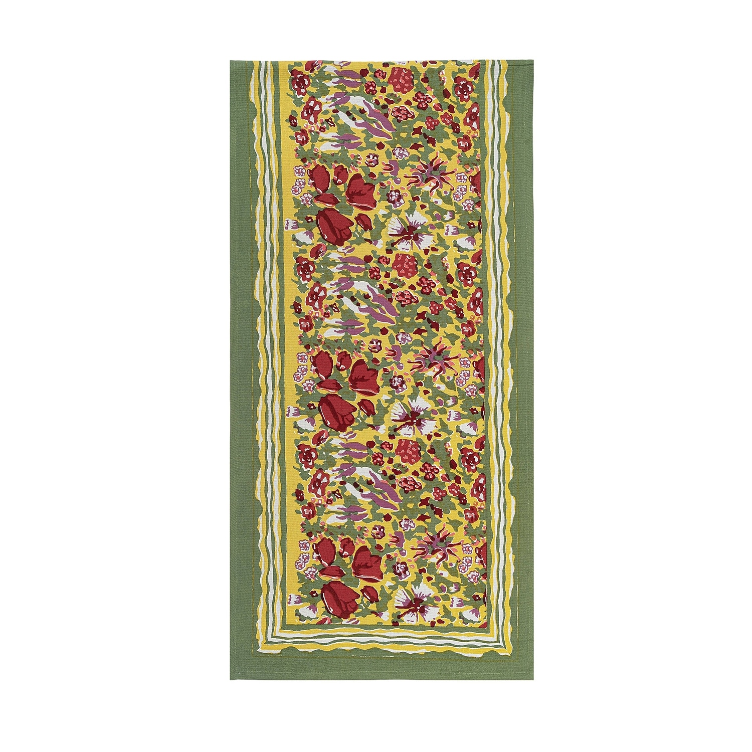 Jardine Red/ Green Table Runner