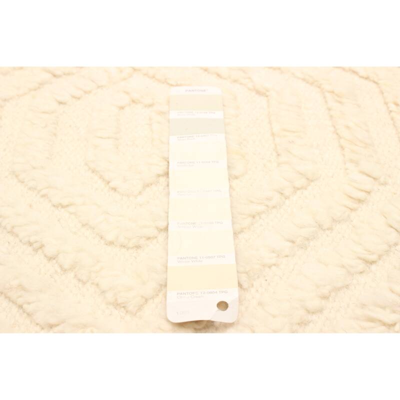 ECARPETGALLERY Hand-knotted Tangier Cream Wool Rug - 2'0 x 3'2