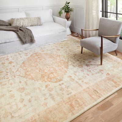 Alexander Home Juliet Medallion Ultra-Soft Distressed Oriental Rug