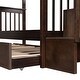preview thumbnail 15 of 44, Twin-over-Twin Bunk Bed with Twin size Trundle for Bedroom, Dorm, Adults