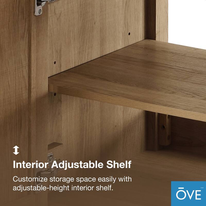OVE Decors Kansas 30 in. Vanity in White Oak