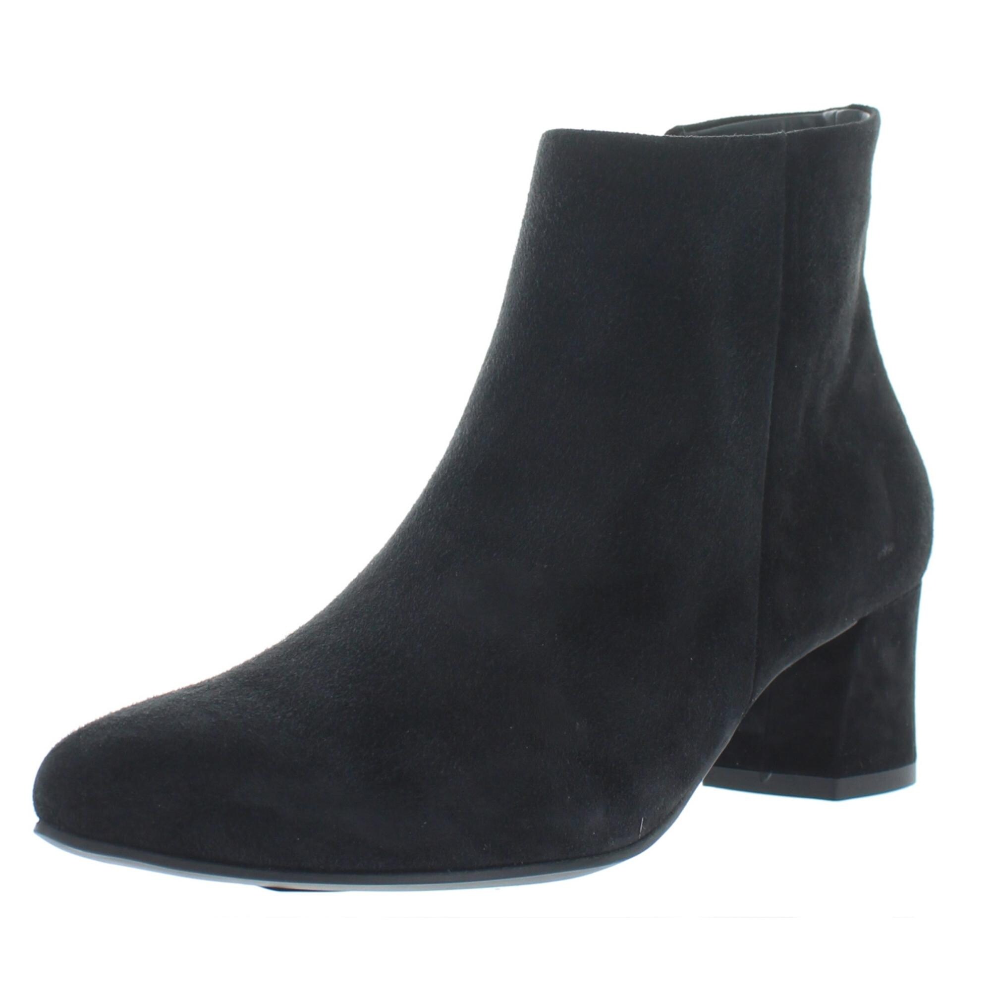 womens black pointed toe ankle boots