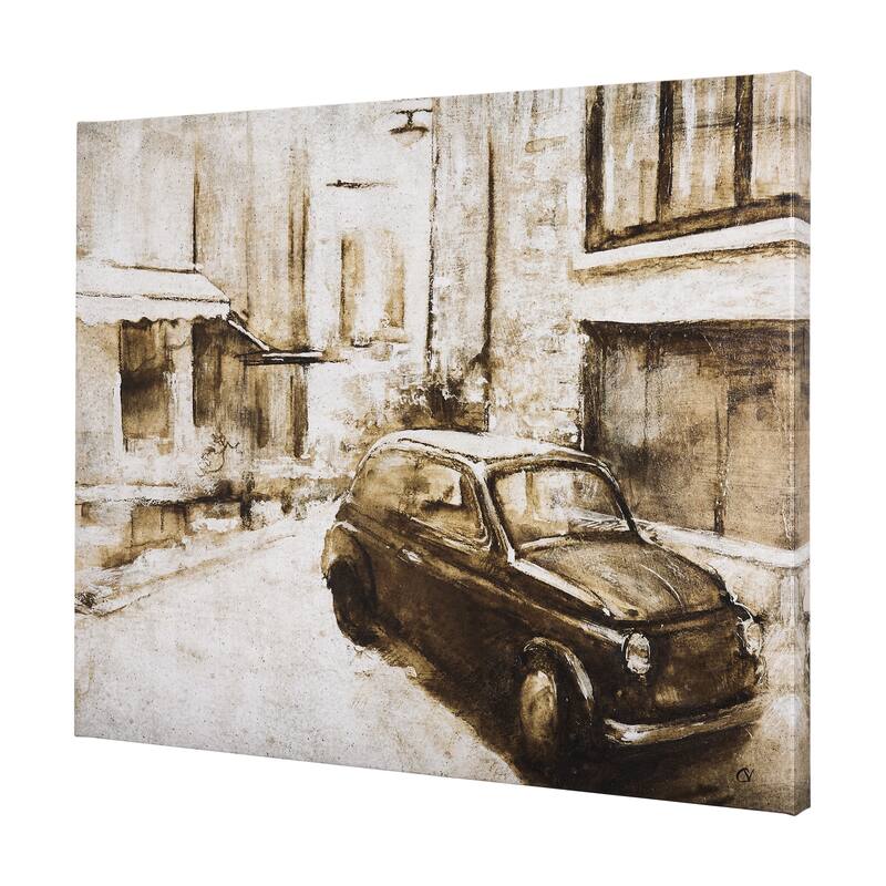 Vintage Car Picture II (50 x 40) Canvas Art Print