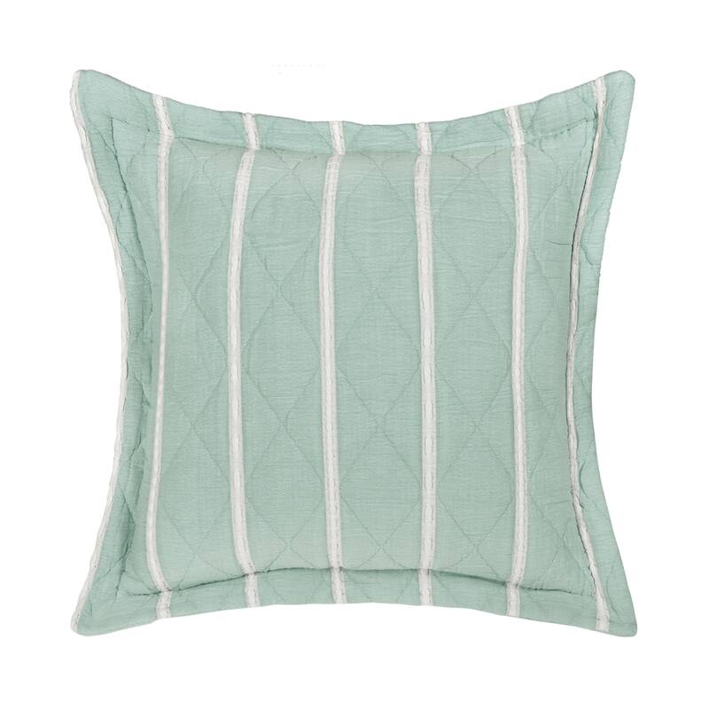Playa 20" Square Decorative Throw Pillow Cover - Aqua