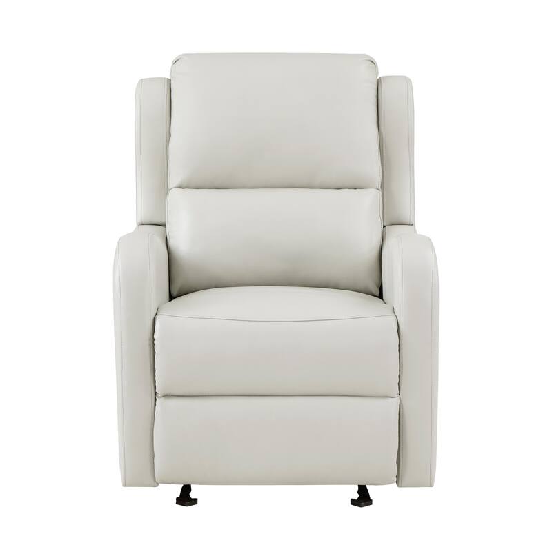 Faux Leather Manual Recliner for Living Room - Taupe