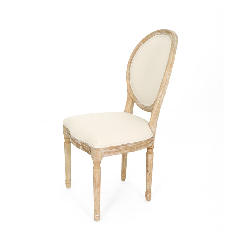 Phinnaeus Upholstered Farmhouse Dining Chairs (Set of 2) by Christopher Knight Home