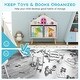 preview thumbnail 5 of 7, Costway Kids Dollhouse Bookshelf Toddler Book & Toy Storage Display - See Details