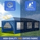 preview thumbnail 8 of 9, 30x10FT Pop-up Oxford Cloth With 8 Sandbags and 8 Sidewalls With Tugboat Bag Canopy Gazebo - 30x10x8.8FT(WDH)