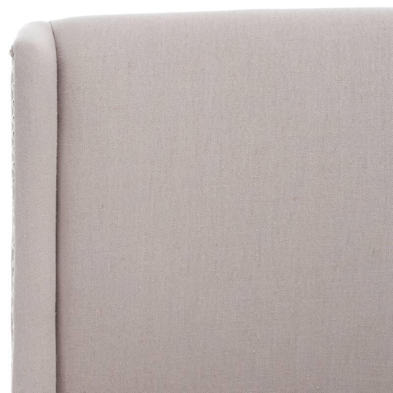 SAFAVIEH Chante Beige Linen Dining Chair (Set of 2) - 22" W x 26" D x 39" H - 22"W x 26"D x 39"H