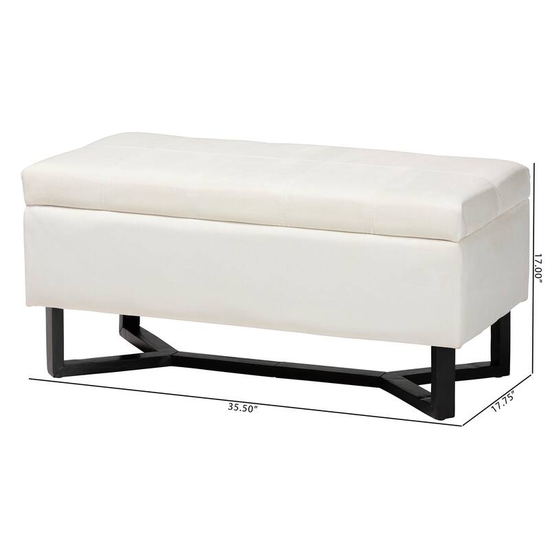 Esther Modern and Contemporary Storage Ottoman