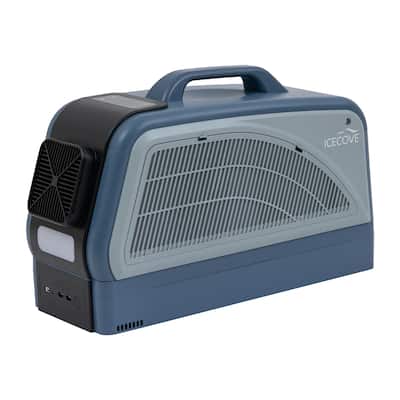 IceCove Portable Air Conditioner with Battery, Indoor/Outdoor AC Unit 2500 BTU, Fast Cooling Car Conditioner for Home, Camping