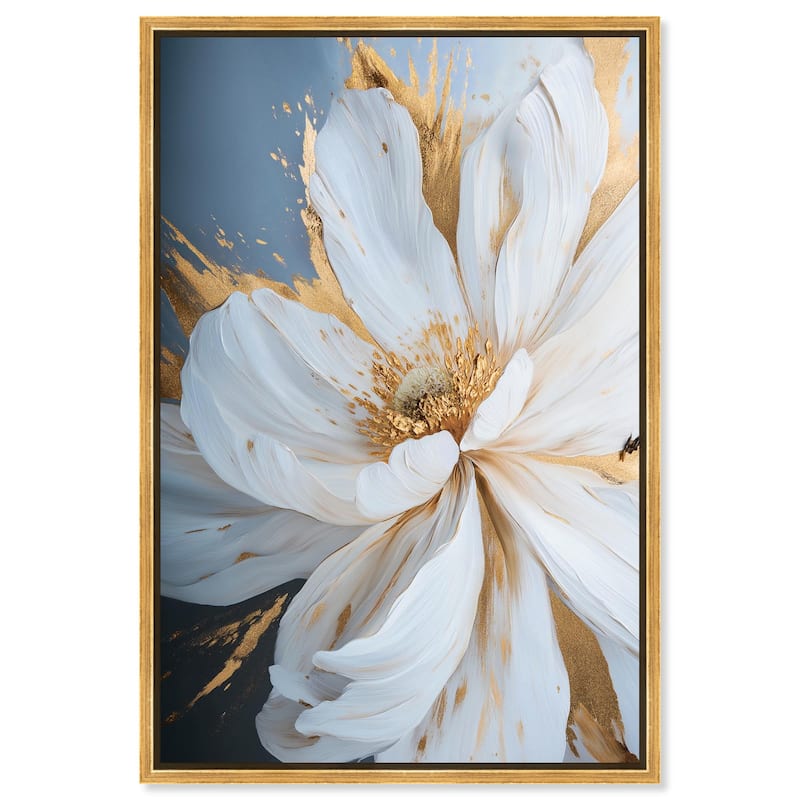 Purest Pollen I Canvas by Art Remedy - 30" x 45" - Gold