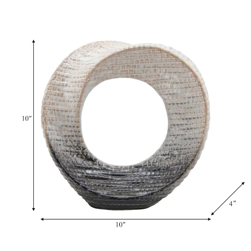 Modern Stone and Ceramic Sculptural with Textured Design