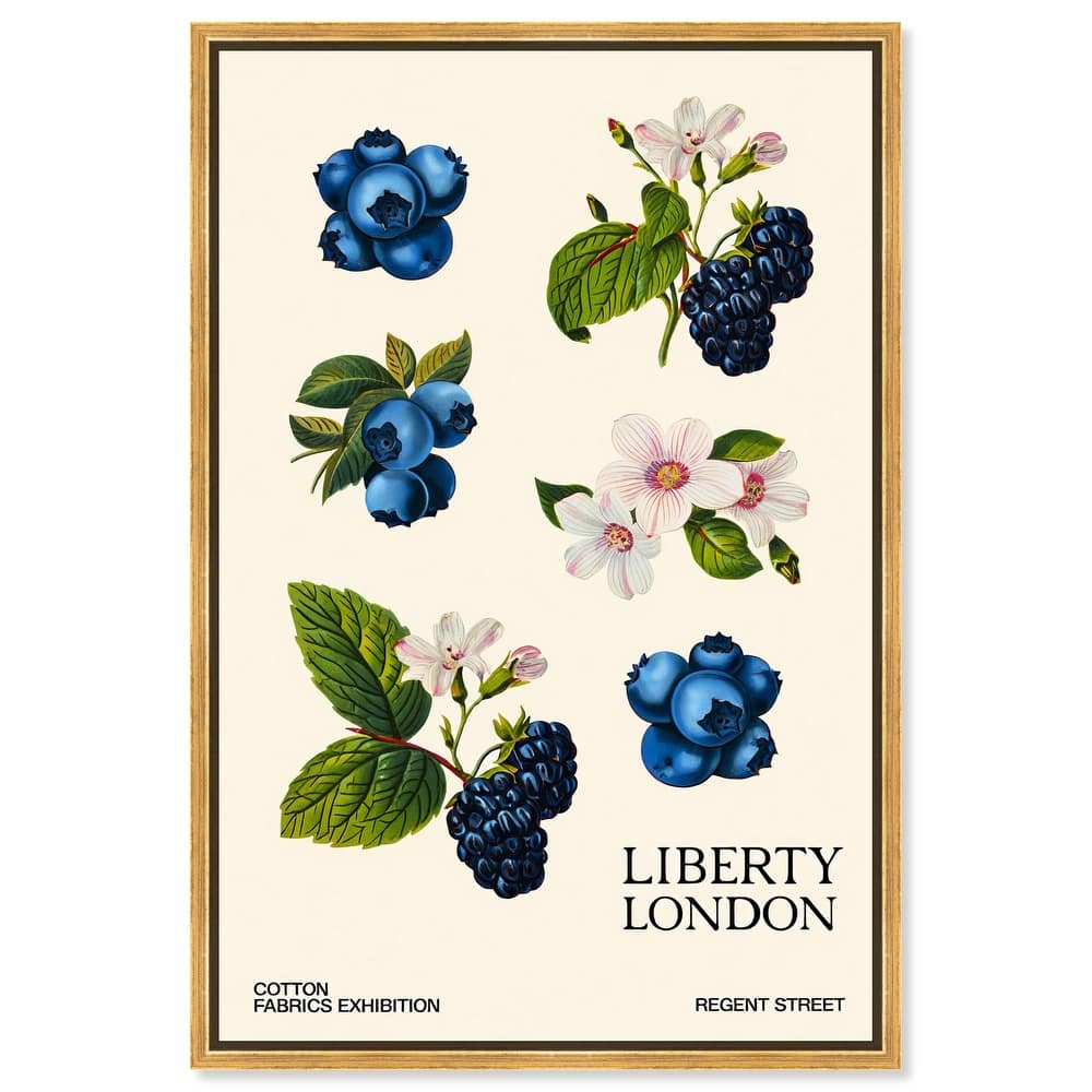 Berries and Blooms I Canvas by Art Remedy