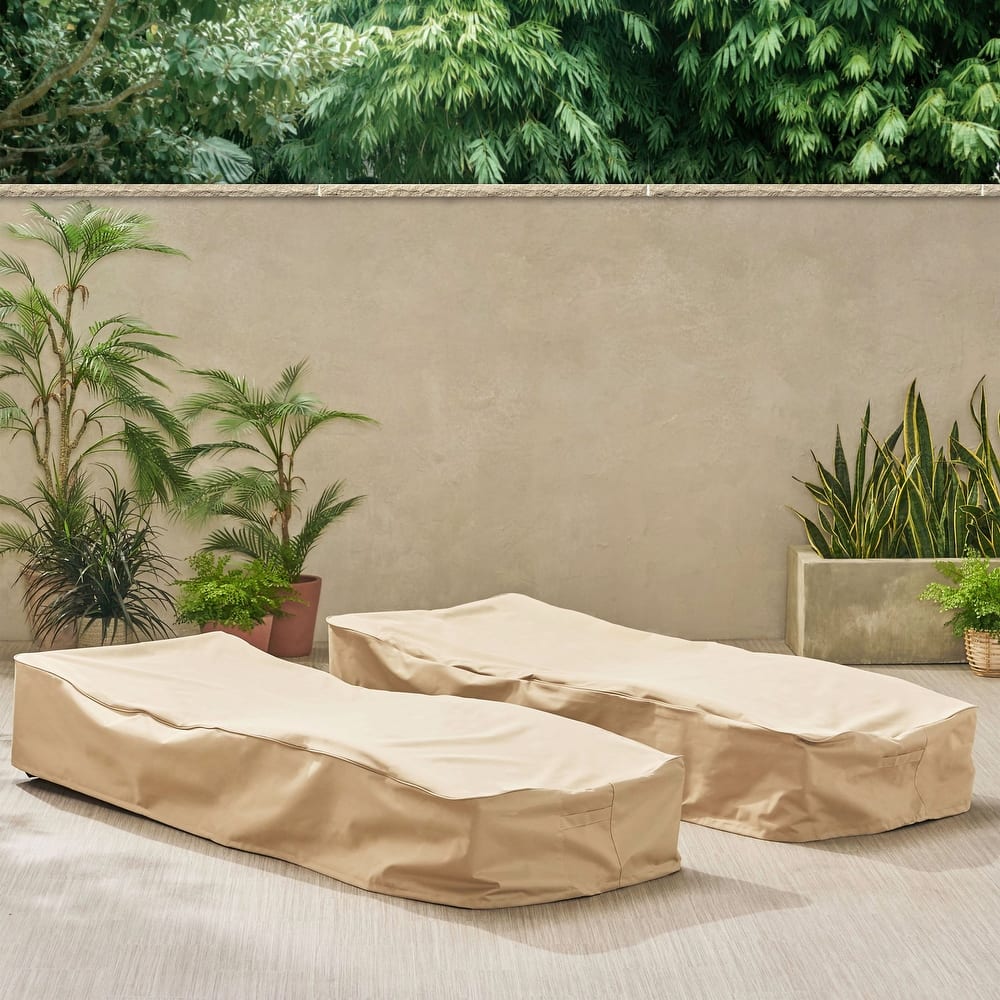 Salem Outdoor Brown Wicker Lounge (Set of 2) by Christopher Knight Home