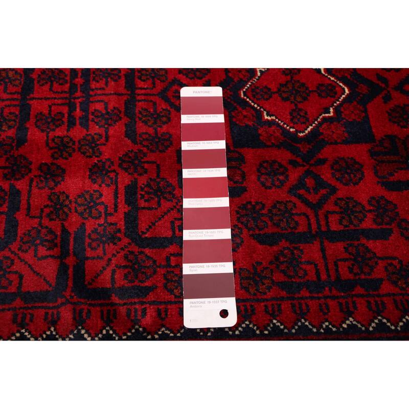 ECARPETGALLERY Hand-knotted Finest Khal Mohammadi Red Wool Rug - 6'7 x 9'10