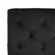 preview thumbnail 7 of 12, Modern Design Upholstered Button Tufted Bench, Durable Iron Frame, Black and Bronze