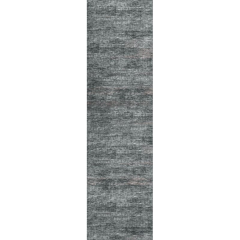 Indoor/ Outdoor Marston Dynamic Transitional Striped Washable Area Rug