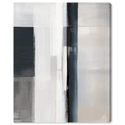 Blue Overlay Revisited Canvas by Art Remedy, Gallery Wrapped