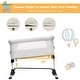 preview thumbnail 28 of 42, Babyjoy Portable Baby Bed Side Sleeper Infant Travel Crib W/Carrying - See Details