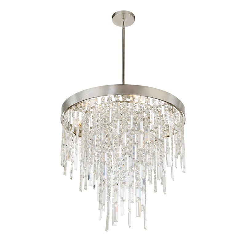 Crystorama Lighting Group WIN-216-CL-MWP Winfield 6 Light 24" Wide