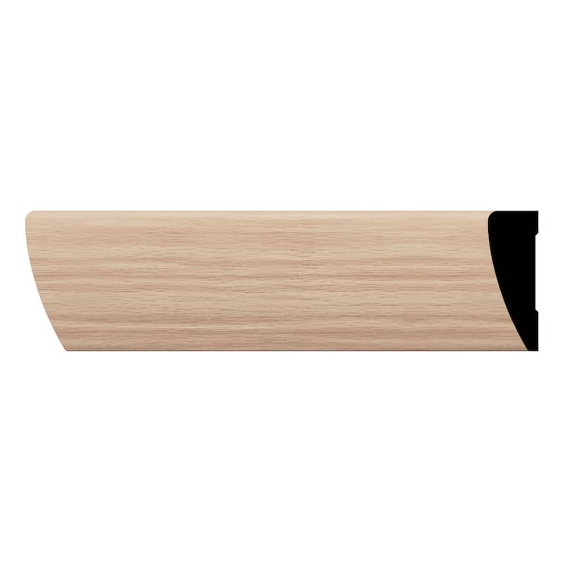 WM327: 11/16-in D x 2-1/4-in W x 96-in L Americraft Solid Hardwood Stain Grade Modern Casing Moulding - Red Oak