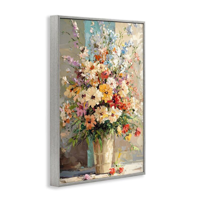 Stupell Happy Sunlit Bouquet Framed Giclee Art Design By Franklyn Gregory