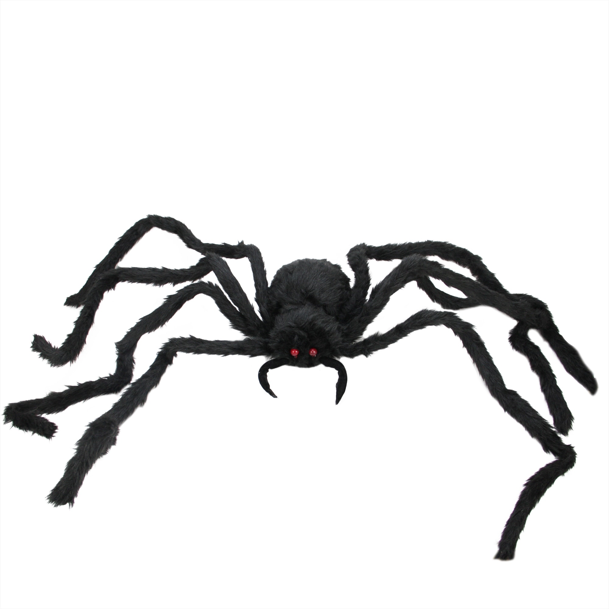 48" Black Spider with LED Flashing Eyes Halloween Decoration