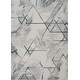 preview thumbnail 6 of 30, Low-pile Rug Persian Rug Jute Rug Grey Geometric - 5'3'' x 7' - Rectangle