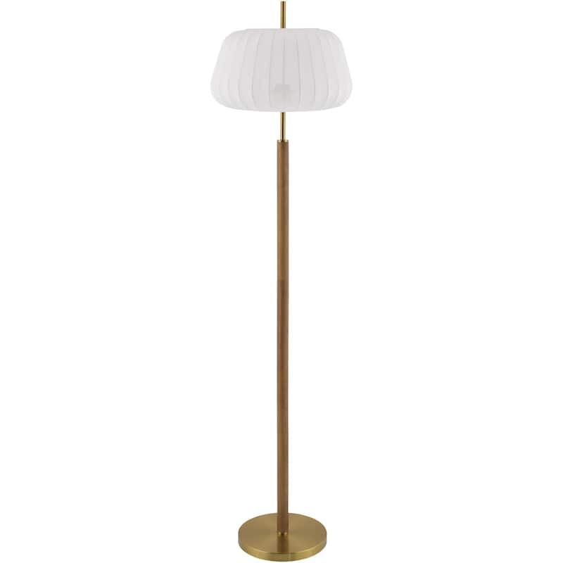 Livabliss Ceduna Rustic Accent Floor Lamp - 61"H x 15"W x 15"D