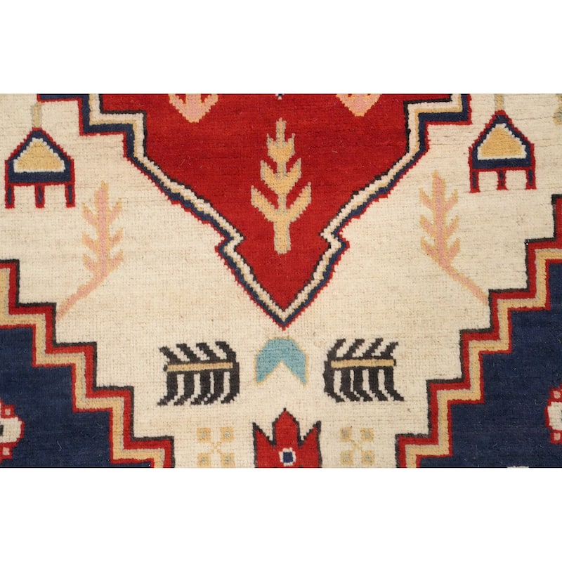 Hand Knotted Oriental 100% Wool Carpet Traditional Medallion Red Heriz (serapi) Area Rug - 11' 9'' X 8' 7''