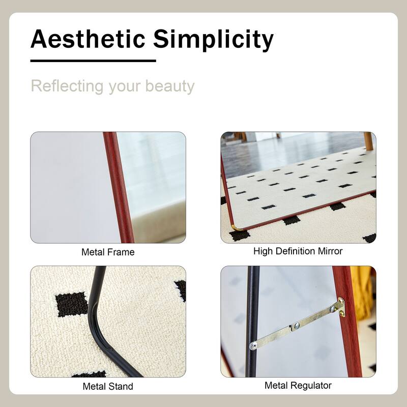 Modern, minimalist, full length mirrors, bathroom vanity mirrors, bedroom porches, clothing stores. - Transparent