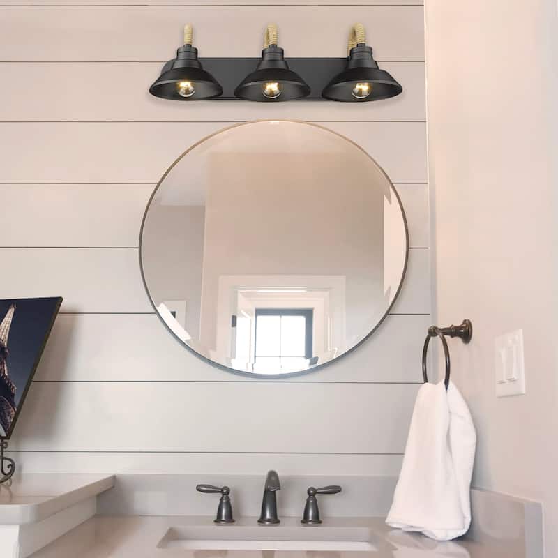 Journey 3 Light Bath Vanity - Natural Black