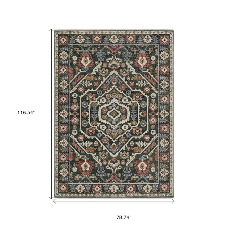HomeRootsFloral Traditional Runner Area Rug