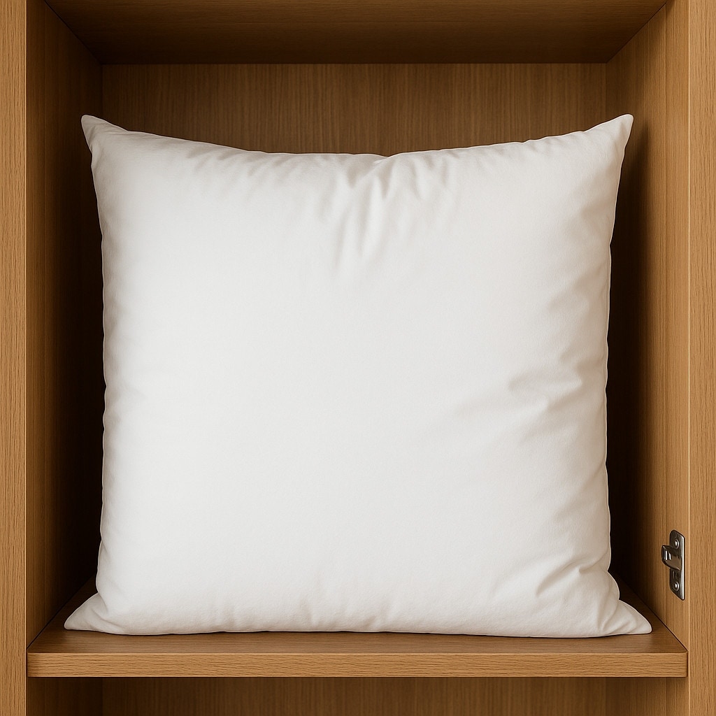 22" White Cotton Throw Pillow Insert