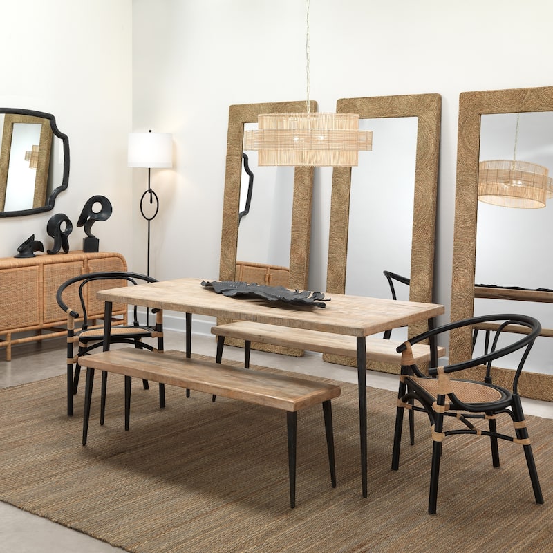 Jamie Young Farmhouse Wood Dining Table