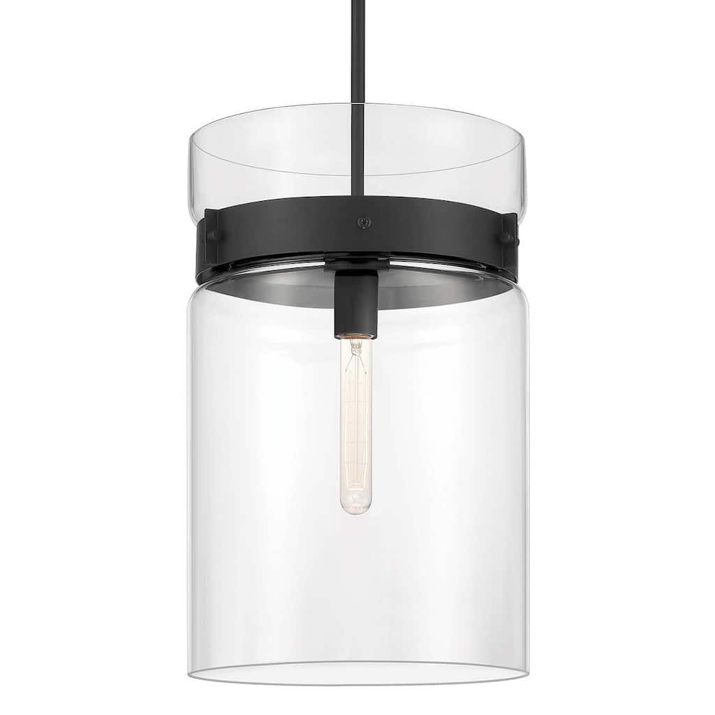 Designers Fountain D222M-12P Midnight LA 12" Wide Pendant