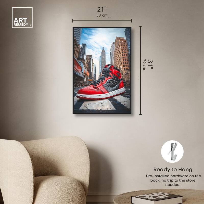Sneaker of New York Canvas by Art Remedy