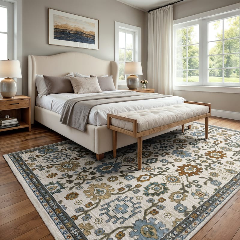 Style Haven Kellan Floral Oriental Area Rug