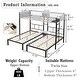 preview thumbnail 4 of 16, Twin Metal Triple Bunk Bed with Vent Board,Separatable into Three Beds