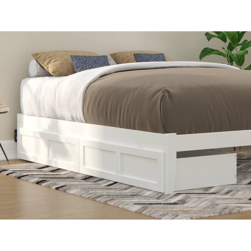 AFI Queen/King/Twin XL Size Storage Drawers - N/A - White