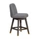 preview thumbnail 176 of 176, Amalie Upholstered Bar Stool, Swivel Counter Height Stool with Solid Wood Frame