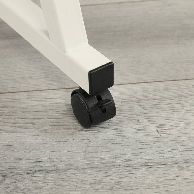 Tiltable Puzzle Table with Trays and Lockable Wheelsa