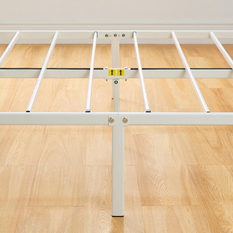 Metal 14-inch Platform Bed Frame By Crown Comfort