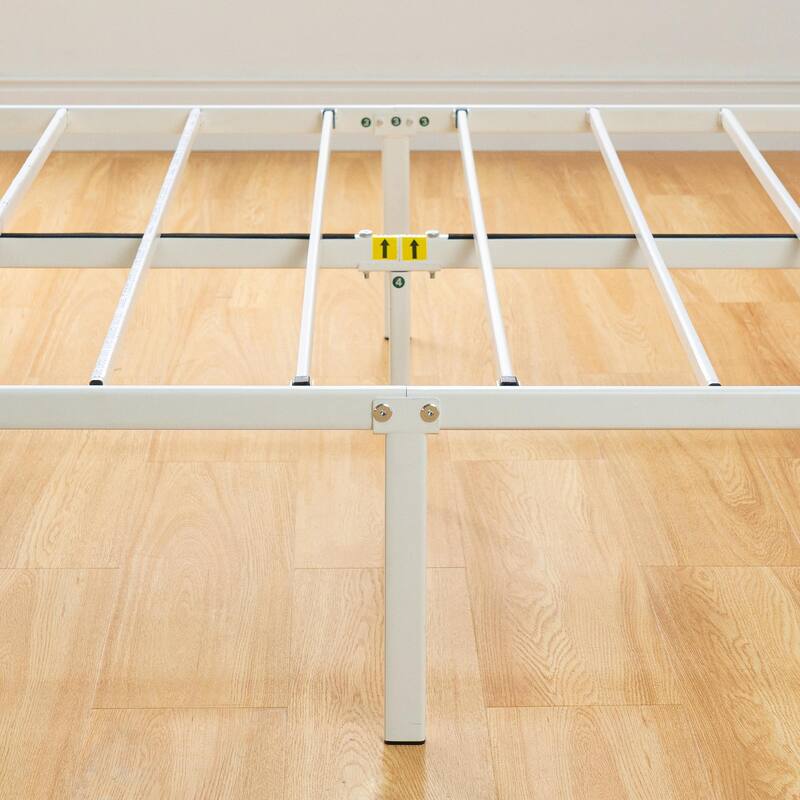 Metal 14-inch Platform Bed Frame By Crown Comfort