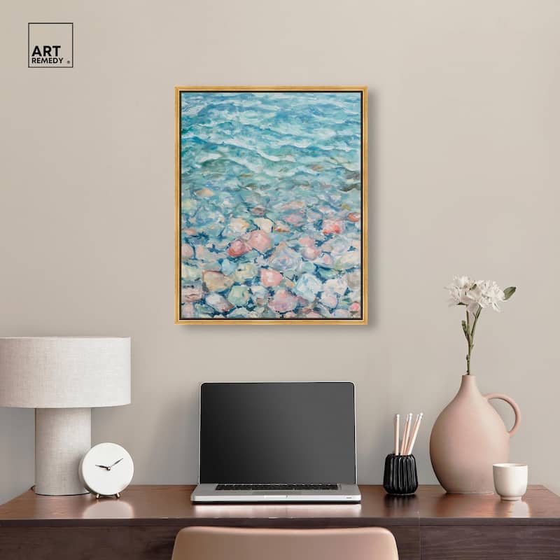 Turquoise Dream Canvas by Art Remedy
